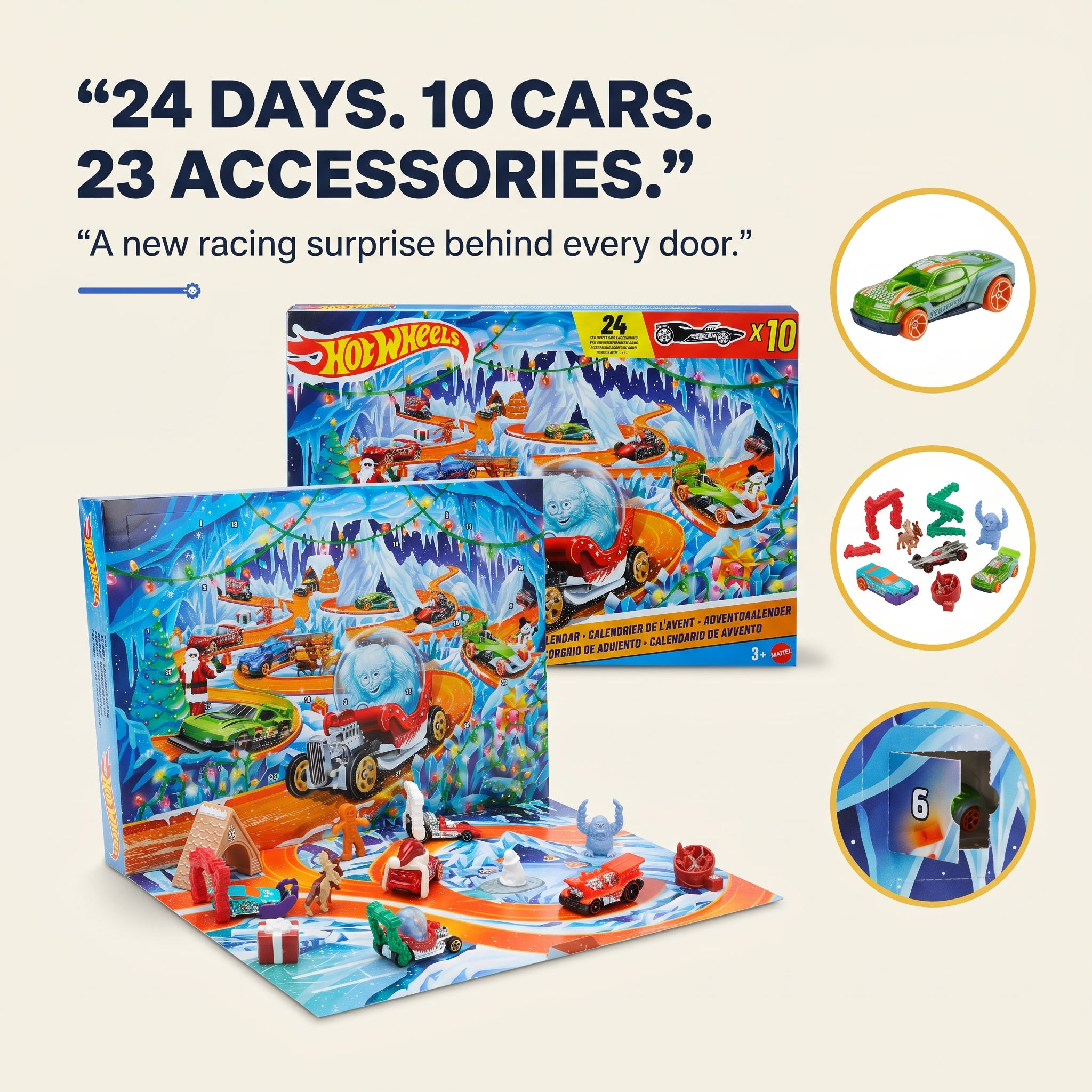 Hot Wheels 2026 Advent Calendar: Race Into Christmas