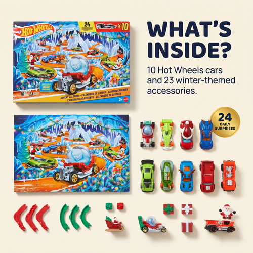 Hot Wheels 2026 Advent Calendar: Race Into Christmas